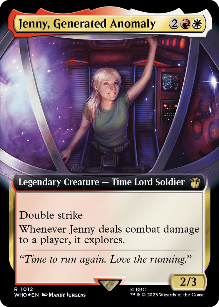Jenny, Generated Anomaly (Extended Art) (Surge Foil) [Doctor Who] | Exor Games Summserside
