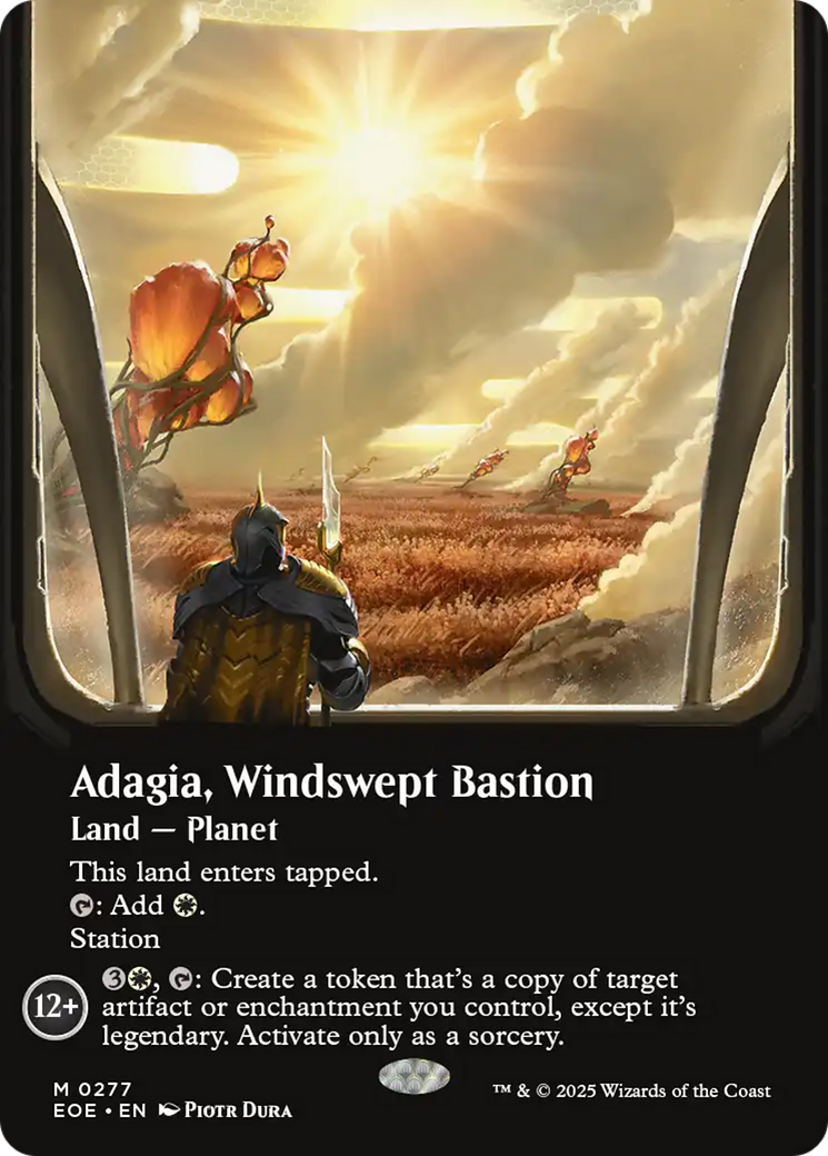 Adagia, Windswept Bastion (Borderless) [Edge of Eternities] | Exor Games Summserside
