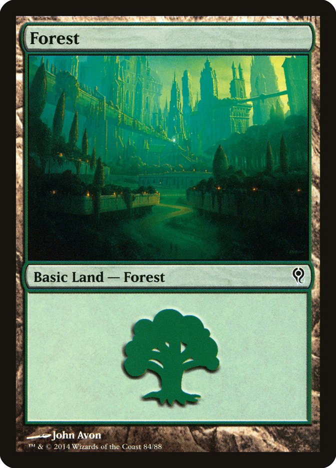 Forest (84) [Duel Decks: Jace vs. Vraska] | Exor Games Summserside