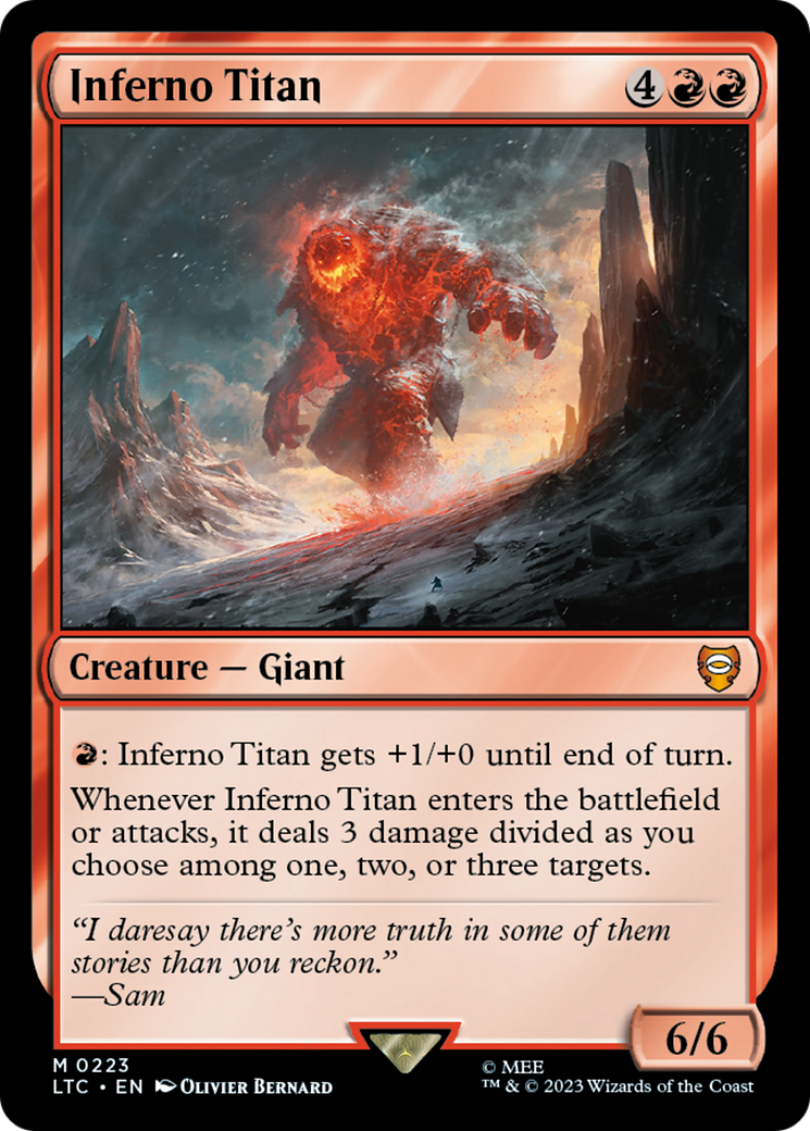 Inferno Titan [The Lord of the Rings: Tales of Middle-Earth Commander] | Exor Games Summserside