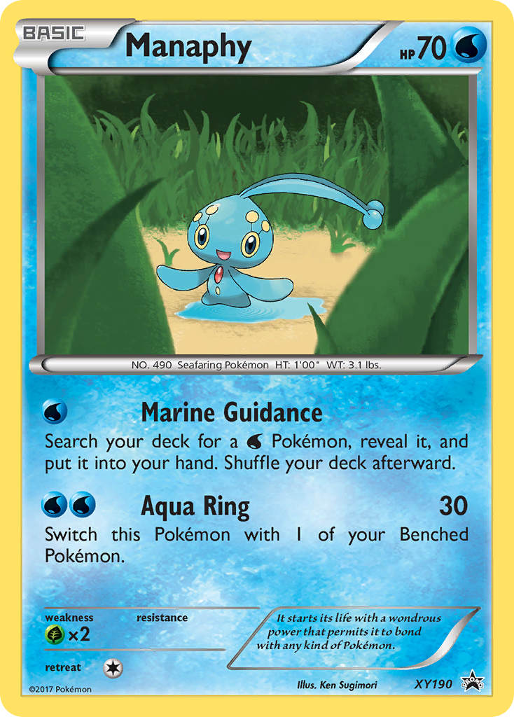 Manaphy (XY190) [XY: Black Star Promos] | Exor Games Summserside