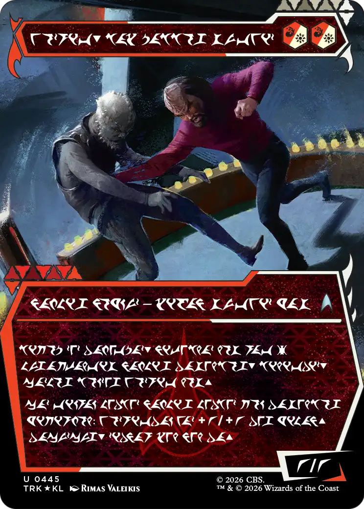 Worf, Honor-Bound Warrior (Showcase) (0445) (Klingon) [Star Trek] | Exor Games Summserside