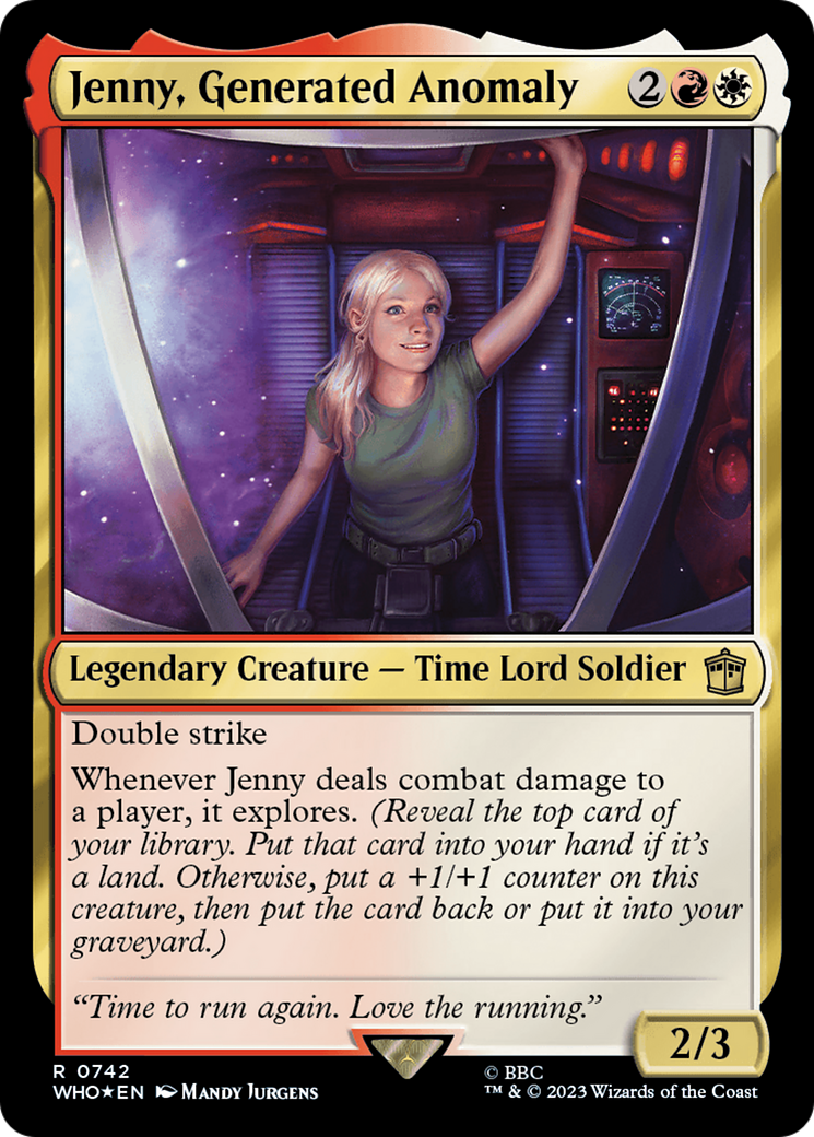 Jenny, Generated Anomaly (Surge Foil) [Doctor Who] | Exor Games Summserside
