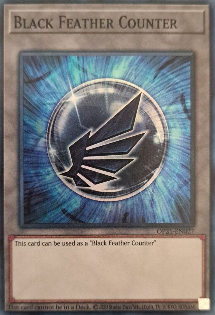 Black Feather Counter [OP21-EN027] Super Rare | Exor Games Summserside