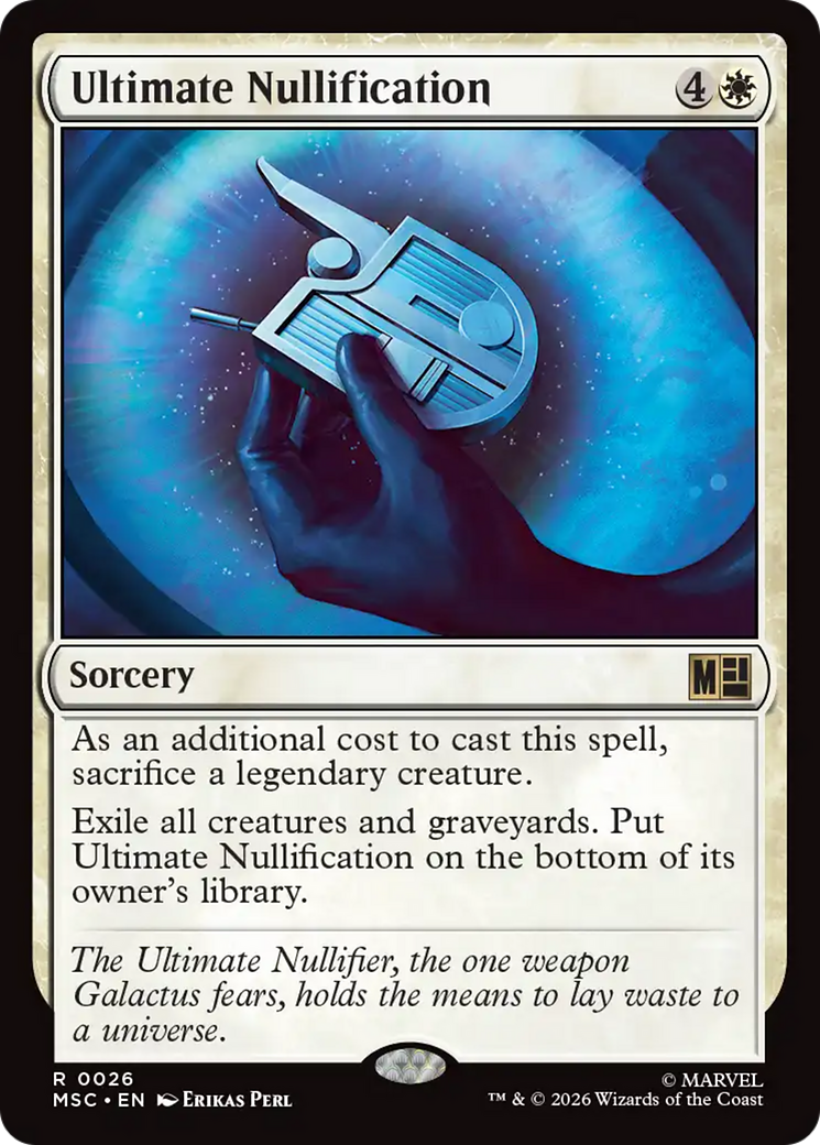 Ultimate Nullification (Surge Foil) [Marvel Super Heroes Commander] | Exor Games Summserside