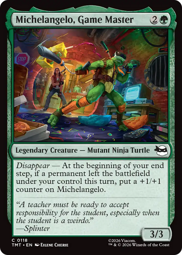 Michelangelo, Game Master [Teenage Mutant Ninja Turtles] | Exor Games Summserside