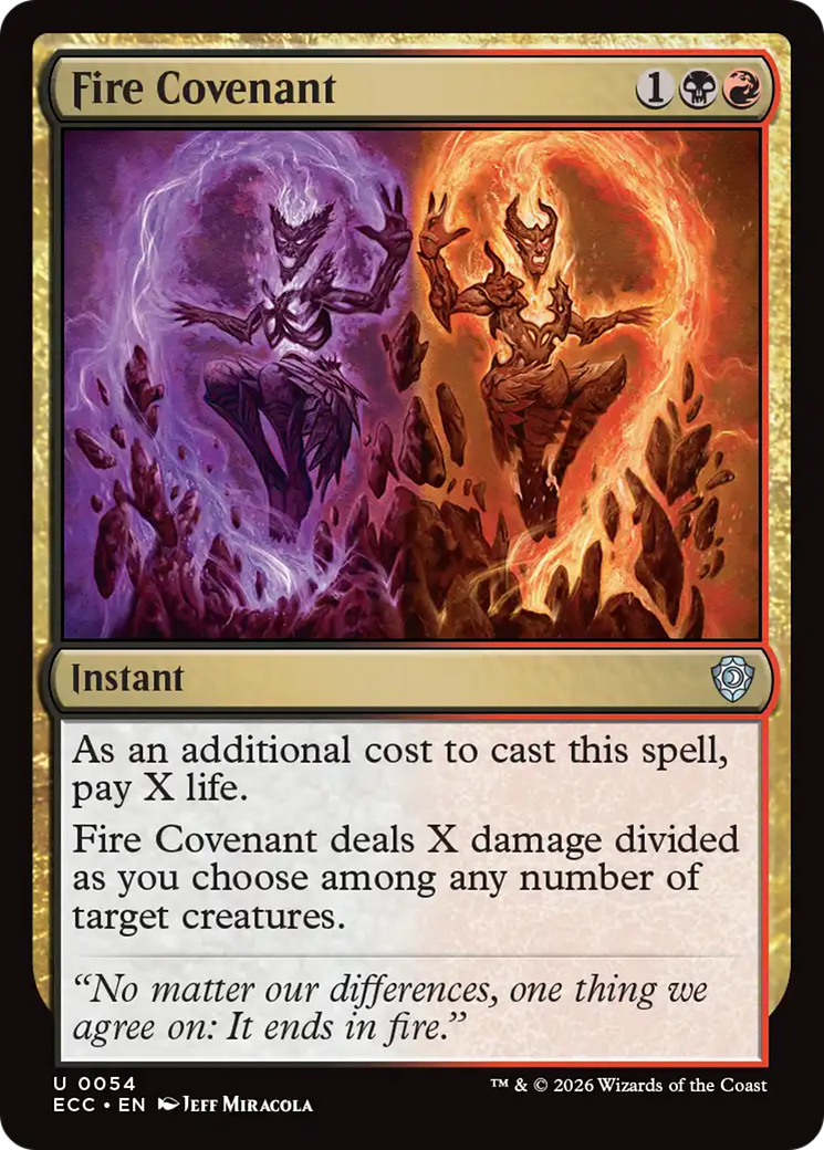 Fire Covenant [Lorwyn Eclipsed Commander] | Exor Games Summserside
