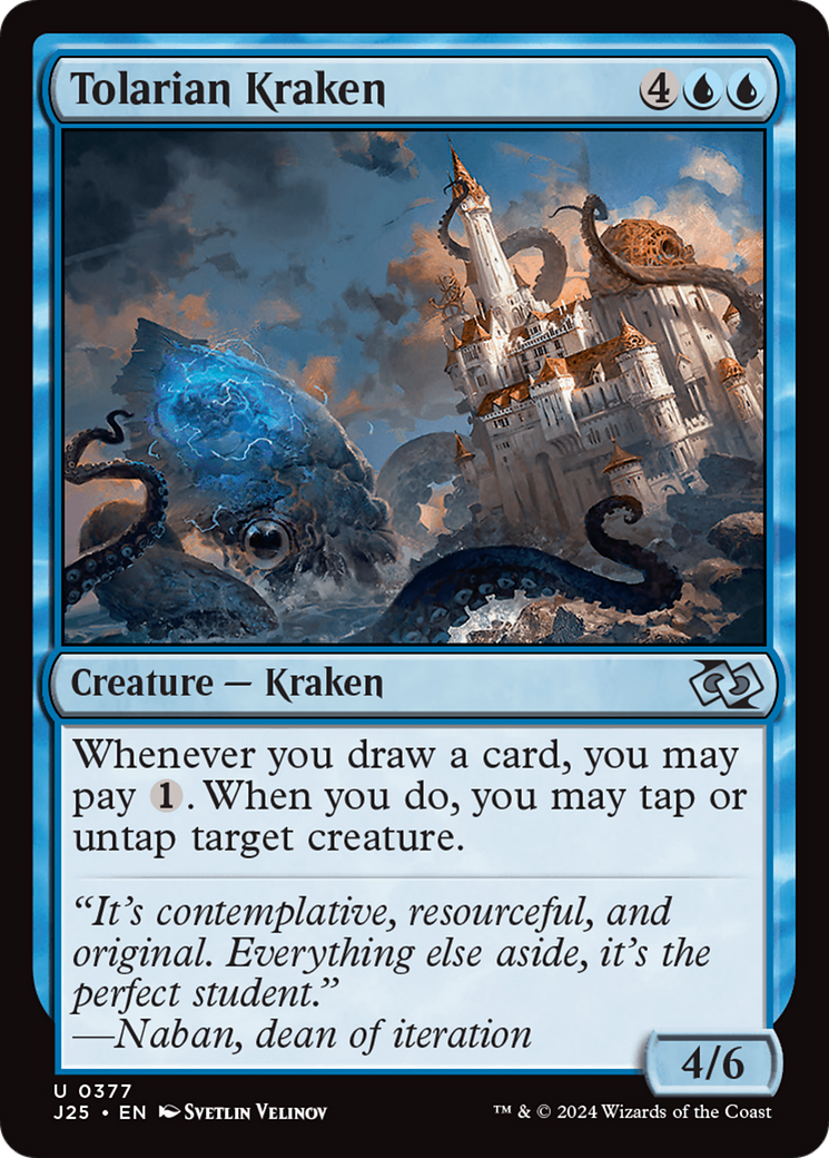 Tolarian Kraken [Foundations Jumpstart] | Exor Games Summserside