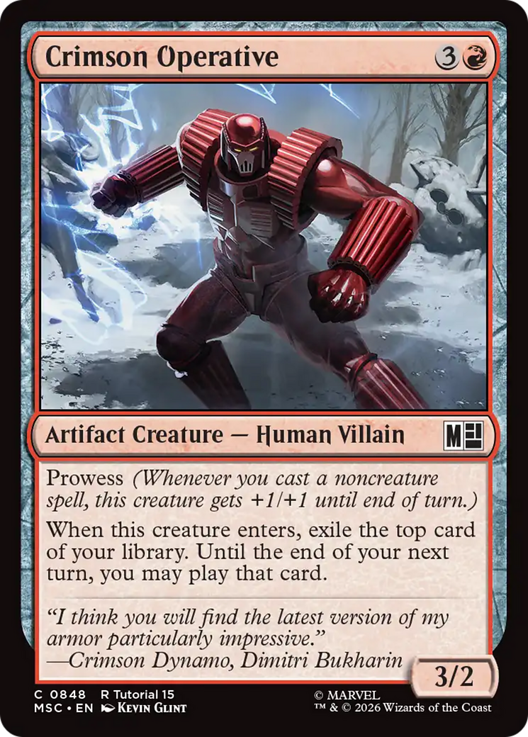Crimson Operative [Marvel Super Heroes Commander] | Exor Games Summserside