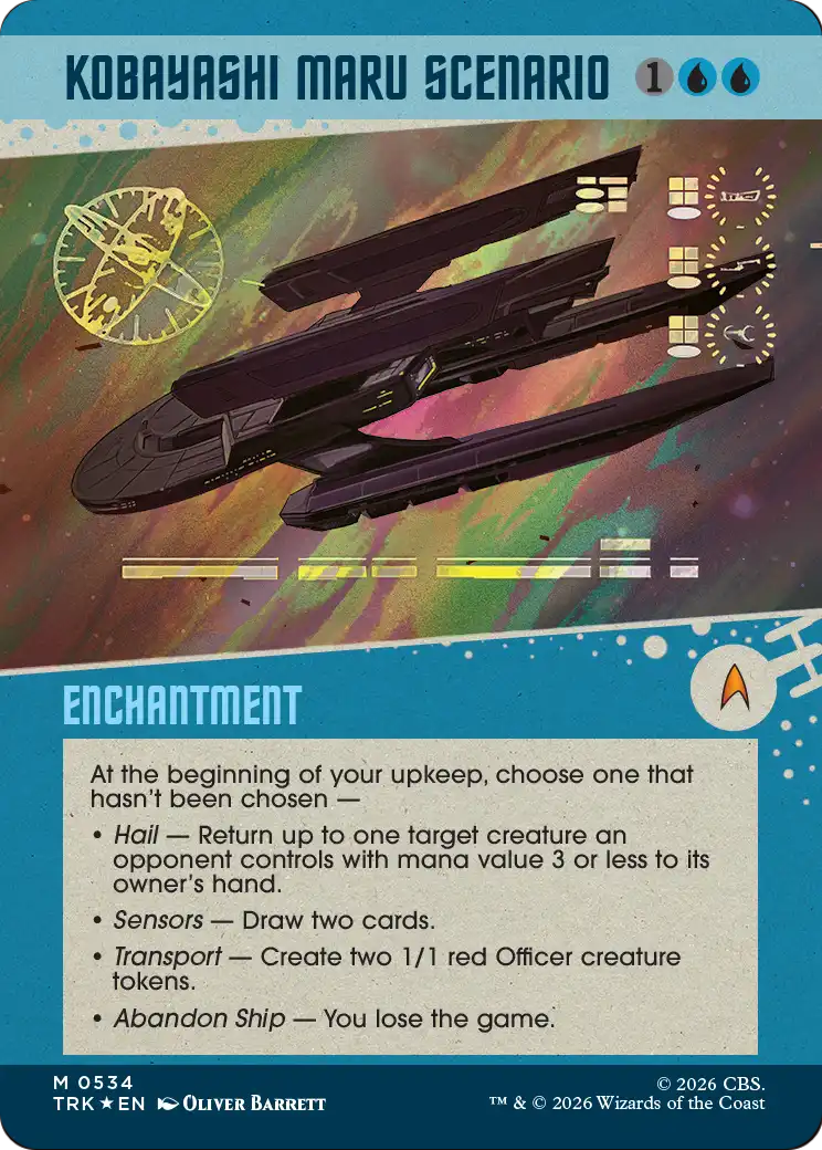 Kobayashi Maru Scenario (Showcase) (Surge Foil) [Star Trek] | Exor Games Summserside