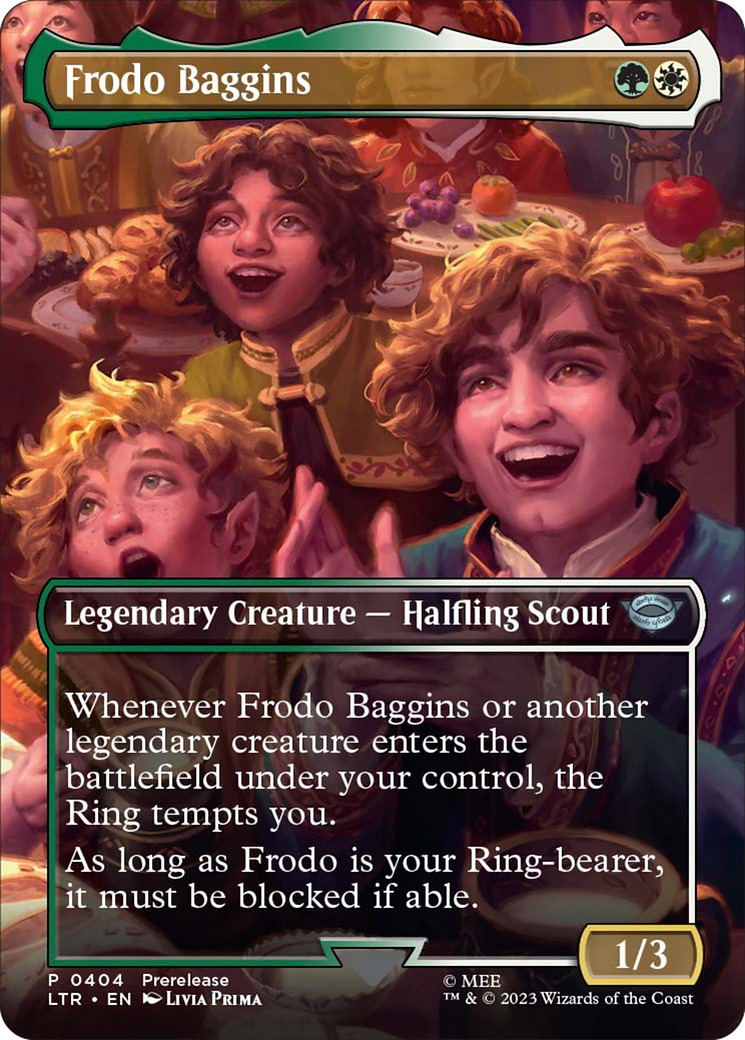 Frodo Baggins (Borderless Alternate Art) [The Lord of the Rings: Tales of Middle-Earth] | Exor Games Summserside