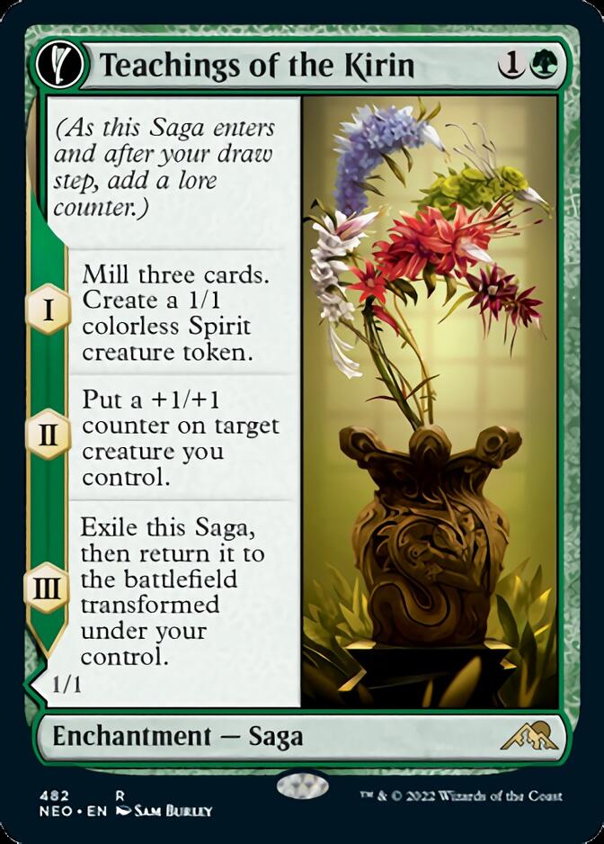 Teachings of the Kirin // Kirin-Touched Orochi (Extended Art) [Kamigawa: Neon Dynasty] | Exor Games Summserside