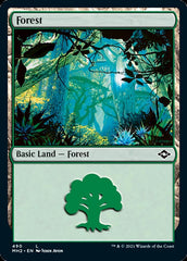 Forest (490) (Foil Etched) [Modern Horizons 2] | Exor Games Summserside