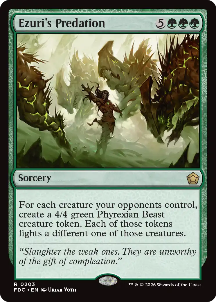 Ezuri's Predation [Foundations Commander] | Exor Games Summserside