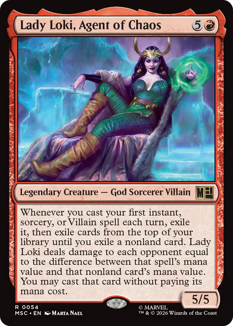 Lady Loki, Agent of Chaos (Surge Foil) [Marvel Super Heroes Commander] | Exor Games Summserside
