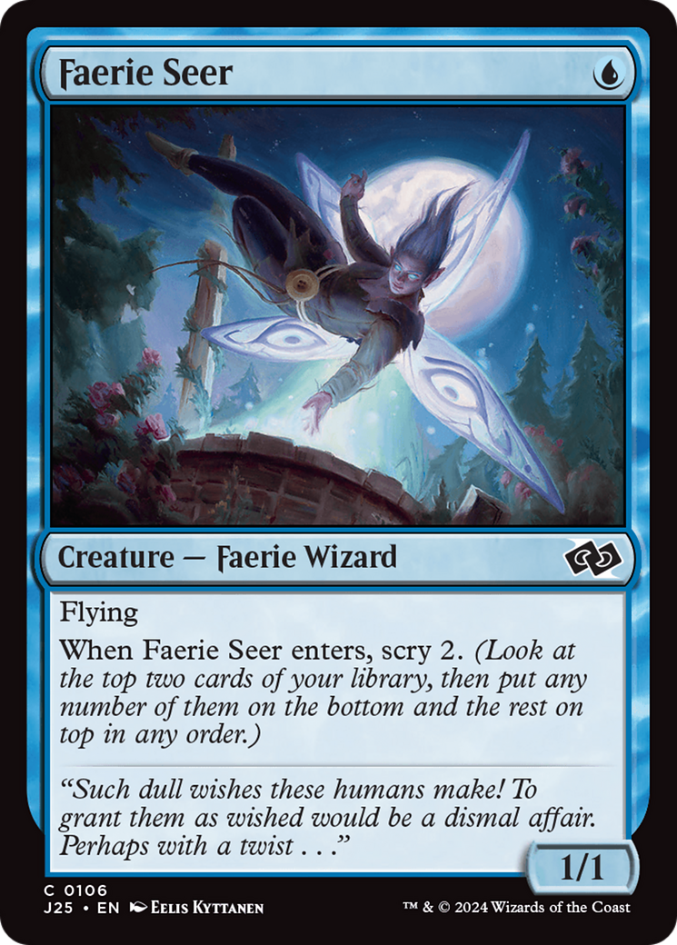 Faerie Seer [Foundations Jumpstart] | Exor Games Summserside