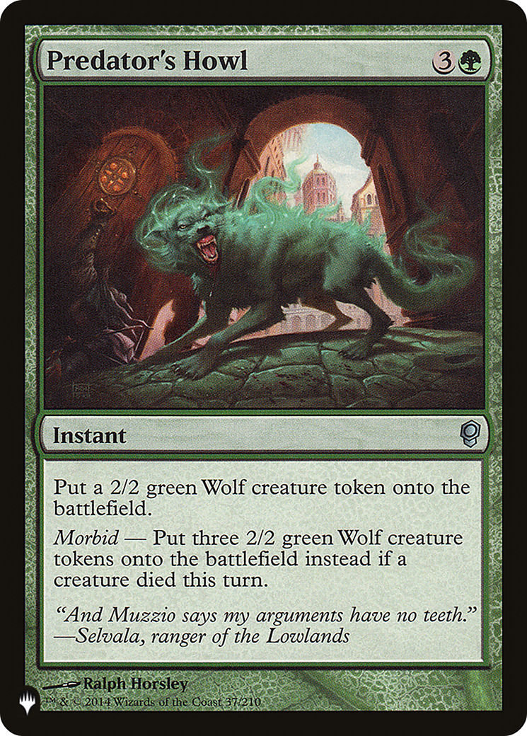 Predator's Howl [The List] | Exor Games Summserside