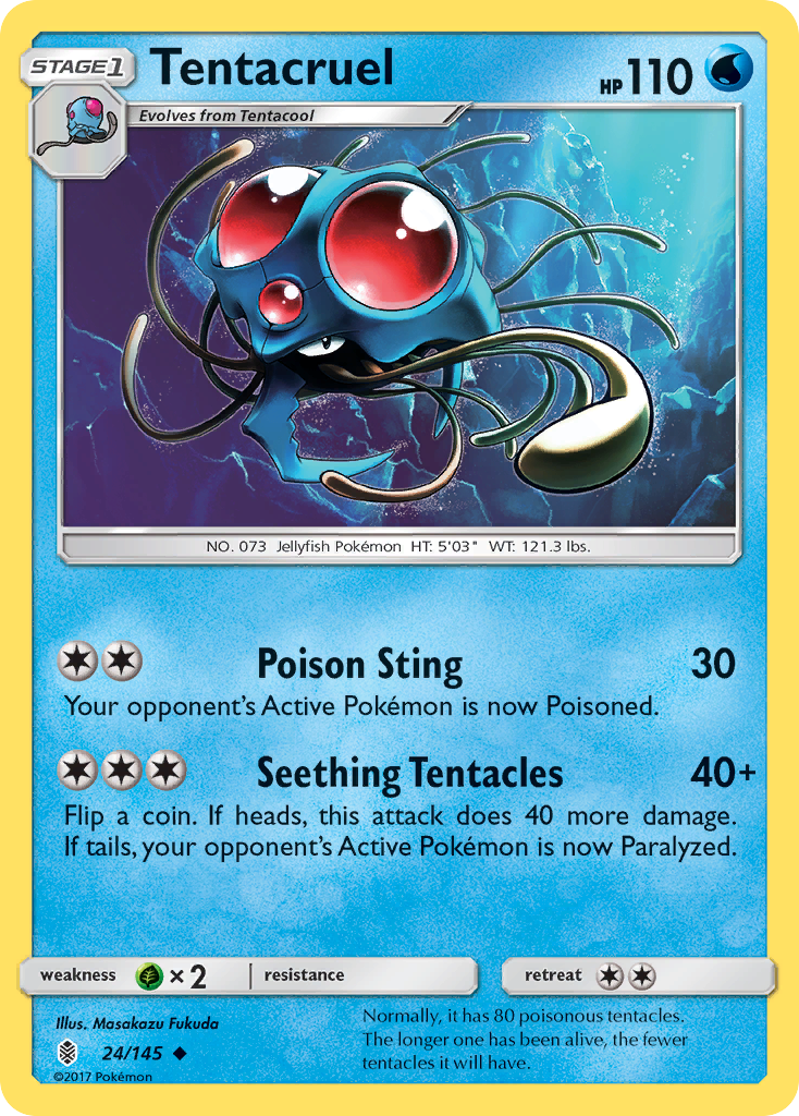 Tentacruel (24/145) [Sun & Moon: Guardians Rising] | Exor Games Summserside