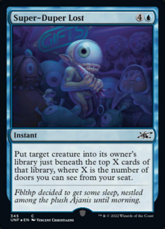 Super-Duper Lost (Galaxy Foil) [Unfinity] | Exor Games Summserside