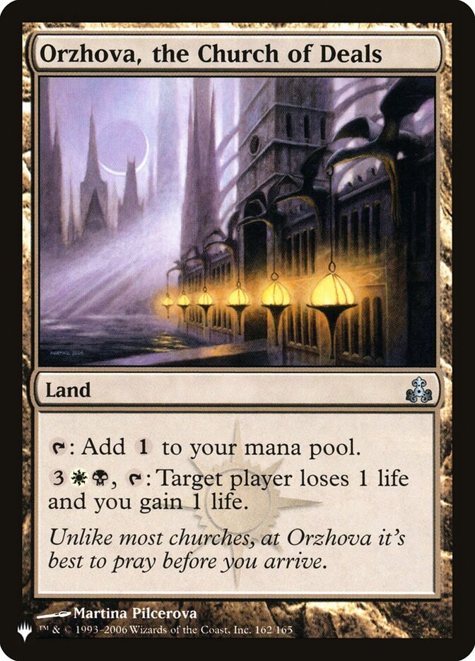 Orzhova, the Church of Deals [The List] | Exor Games Summserside