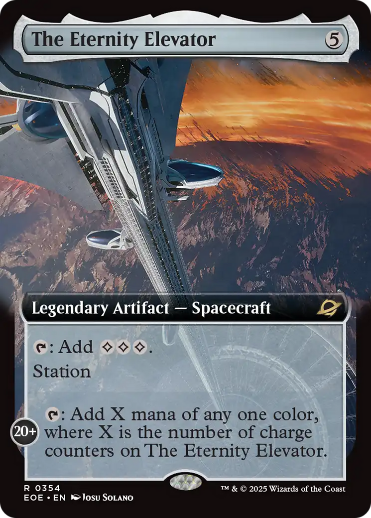 The Eternity Elevator (Extended Art) [Edge of Eternities] | Exor Games Summserside