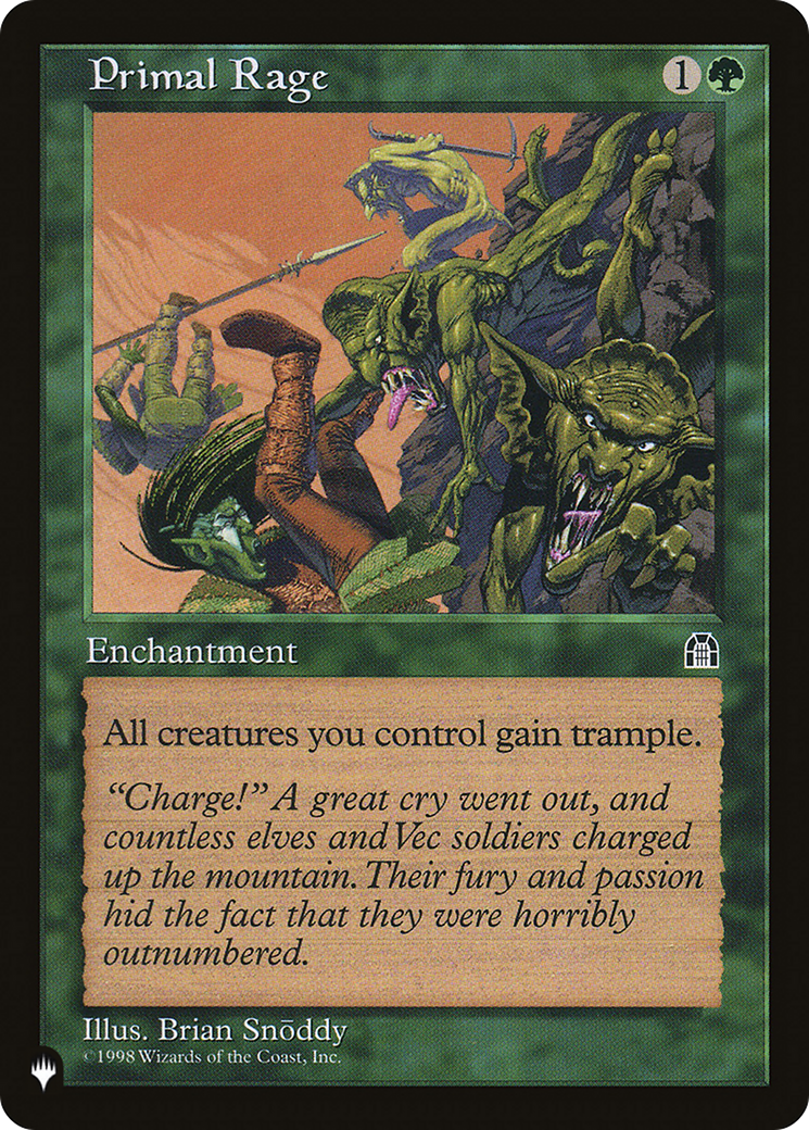 Primal Rage [The List] | Exor Games Summserside