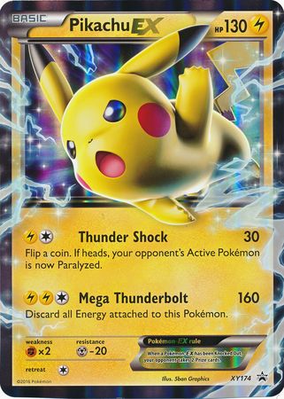 Pikachu EX (XY174) (Jumbo Card) [XY: Black Star Promos] | Exor Games Summserside