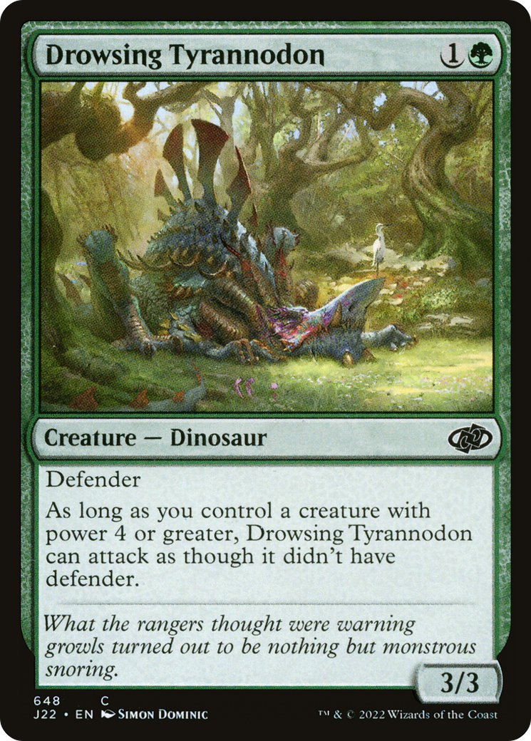 Drowsing Tyrannodon [Jumpstart 2022] | Exor Games Summserside