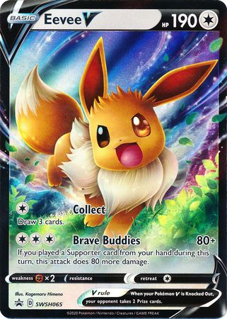 Eevee V (SWSH065) [Sword & Shield: Black Star Promos] | Exor Games Summserside