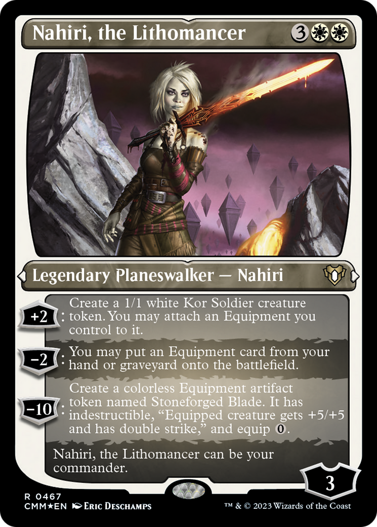 Nahiri, the Lithomancer (Foil Etched) [Commander Masters] | Exor Games Summserside