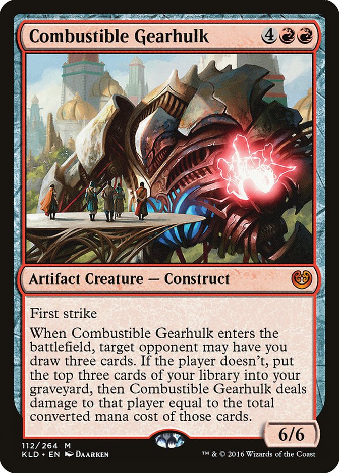 Combustible Gearhulk [Kaladesh] | Exor Games Summserside