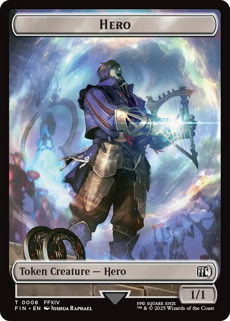 Hero (0008) // Treasure Double-Sided Token [FINAL FANTASY Tokens] | Exor Games Summserside