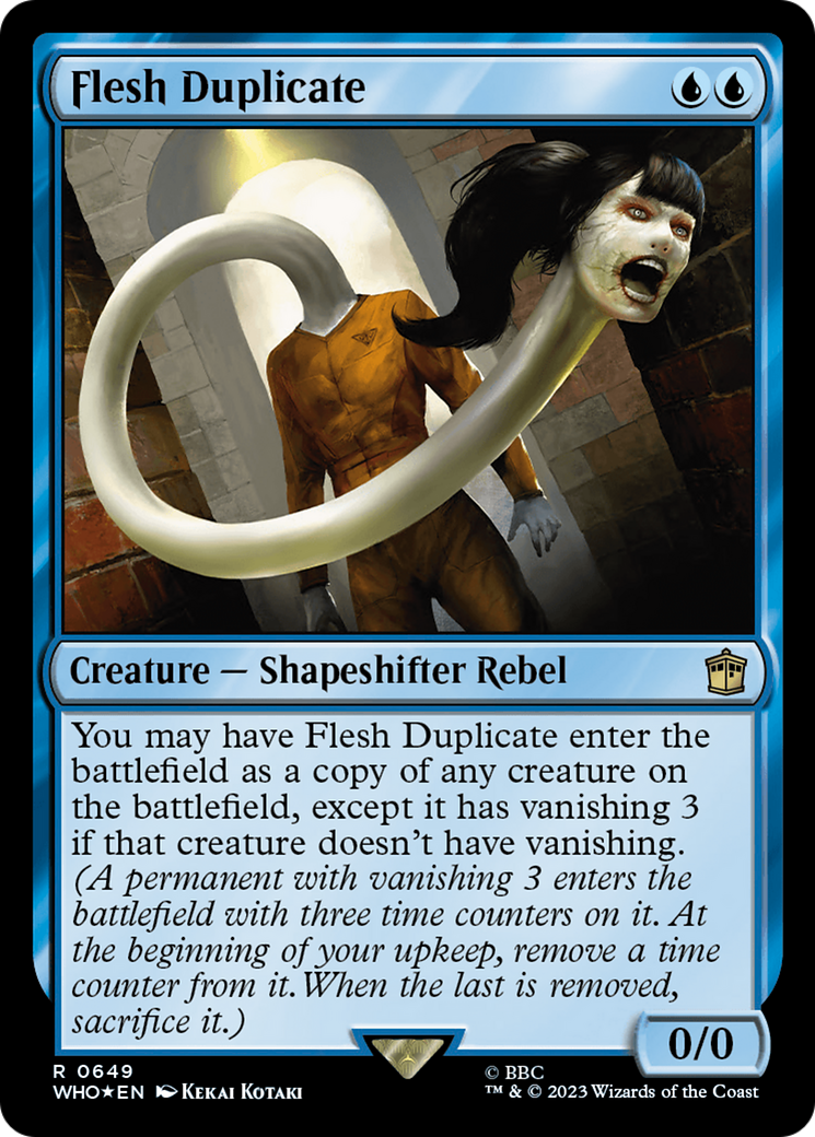 Flesh Duplicate (Surge Foil) [Doctor Who] | Exor Games Summserside