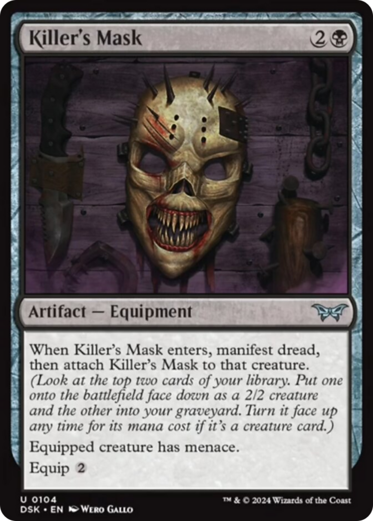 Killer's Mask [Duskmourn: House of Horror] | Exor Games Summserside