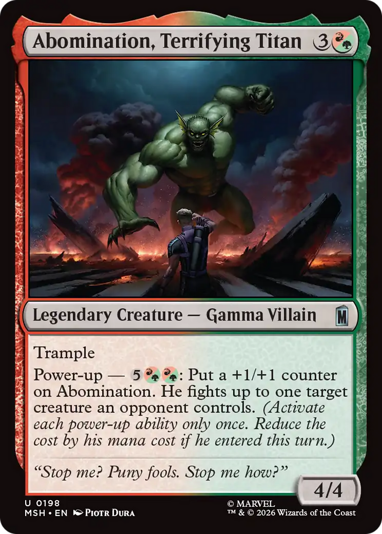 Abomination, Terrifying Titan [Marvel Super Heroes] | Exor Games Summserside