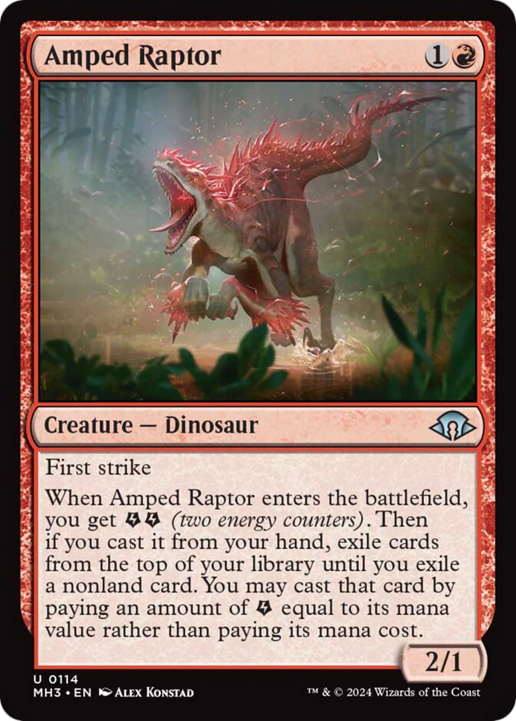 Amped Raptor [Modern Horizons 3] | Exor Games Summserside