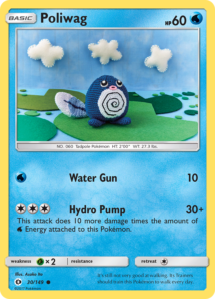Poliwag (30/149) [Sun & Moon: Base Set] | Exor Games Summserside