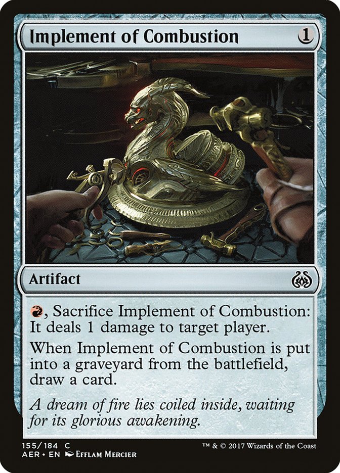 Implement of Combustion [Aether Revolt] | Exor Games Summserside