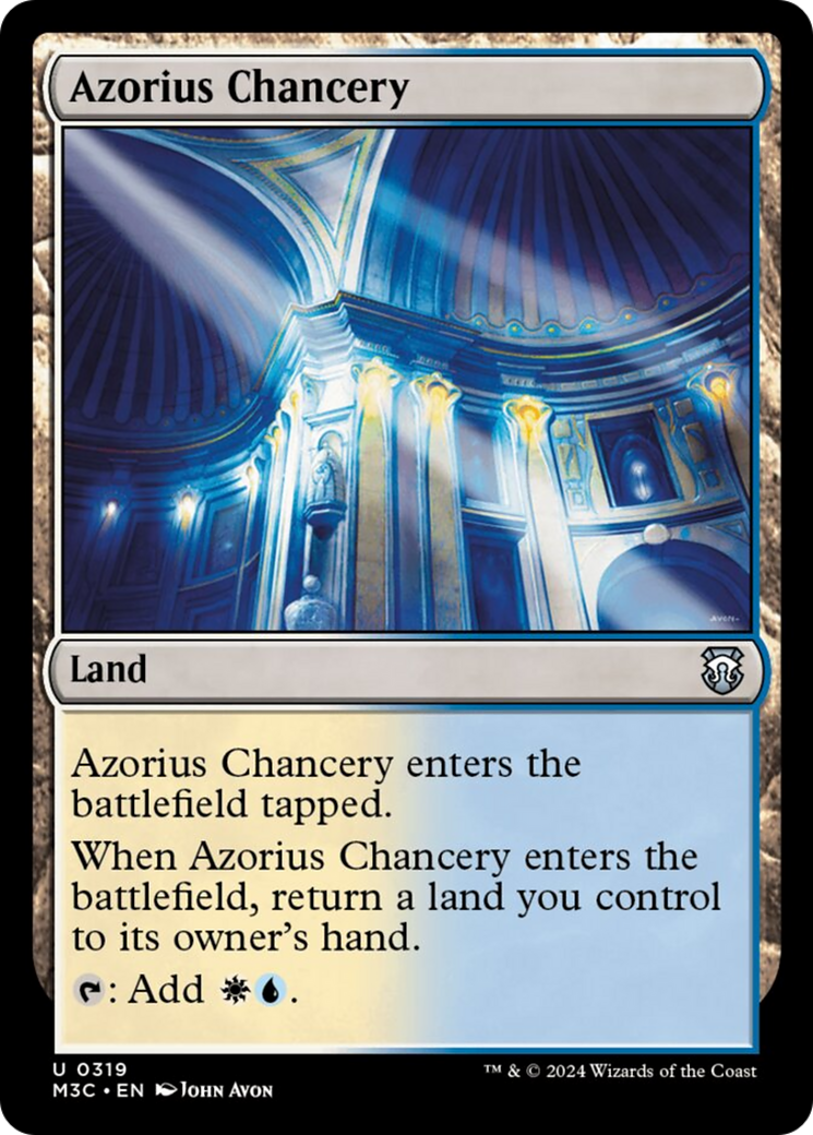 Azorius Chancery [Modern Horizons 3 Commander] | Exor Games Summserside