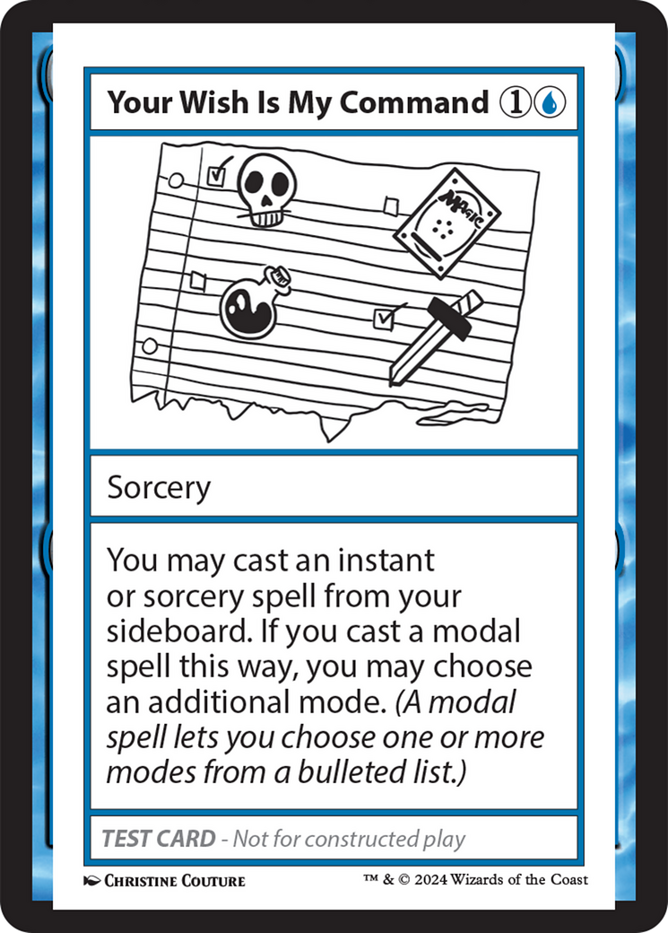 Your Wish Is My Command [Mystery Booster 2 Playtest Cards] | Exor Games Summserside