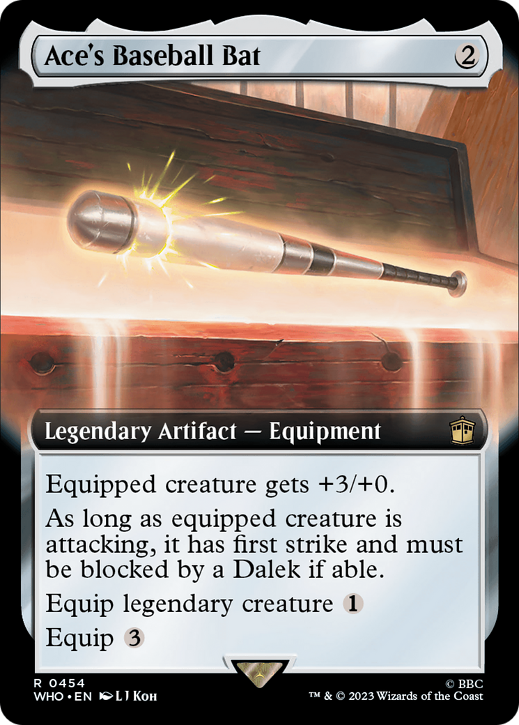 Ace's Baseball Bat (Extended Art) [Doctor Who] | Exor Games Summserside