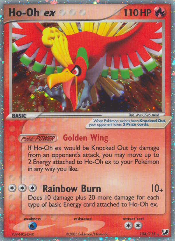 Ho-Oh ex (104/115) [EX: Unseen Forces] | Exor Games Summserside