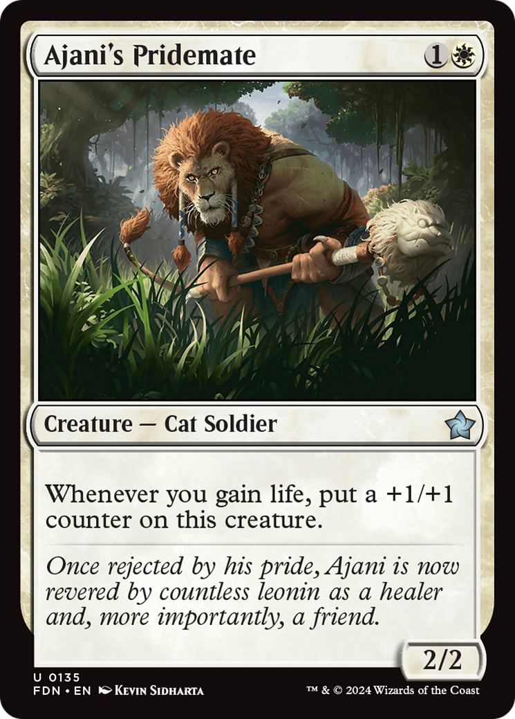 Ajani's Pridemate [Foundations] | Exor Games Summserside