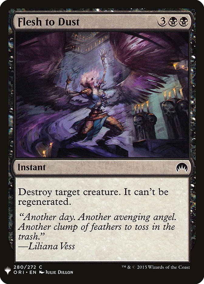 Flesh to Dust [Mystery Booster] | Exor Games Summserside