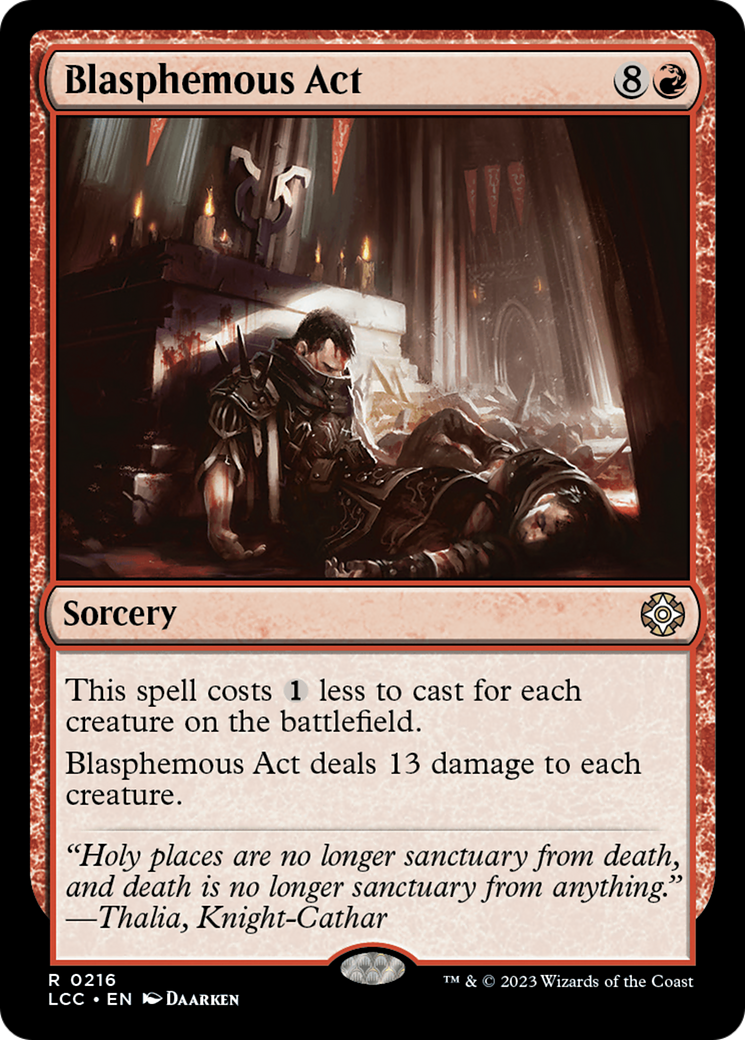 Blasphemous Act [The Lost Caverns of Ixalan Commander] | Exor Games Summserside
