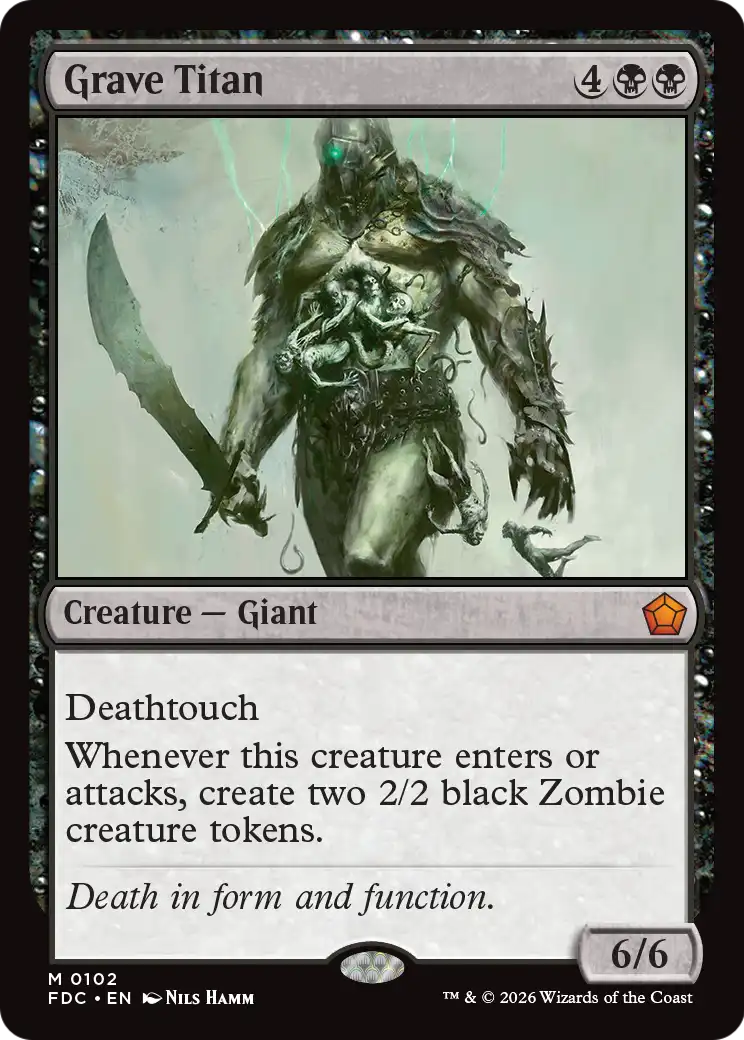 Grave Titan [Foundations Commander] | Exor Games Summserside