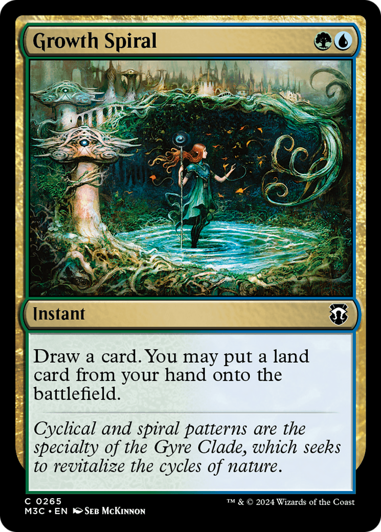 Growth Spiral (Ripple Foil) [Modern Horizons 3 Commander] | Exor Games Summserside