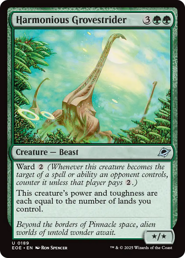 Harmonious Grovestrider [Edge of Eternities] | Exor Games Summserside