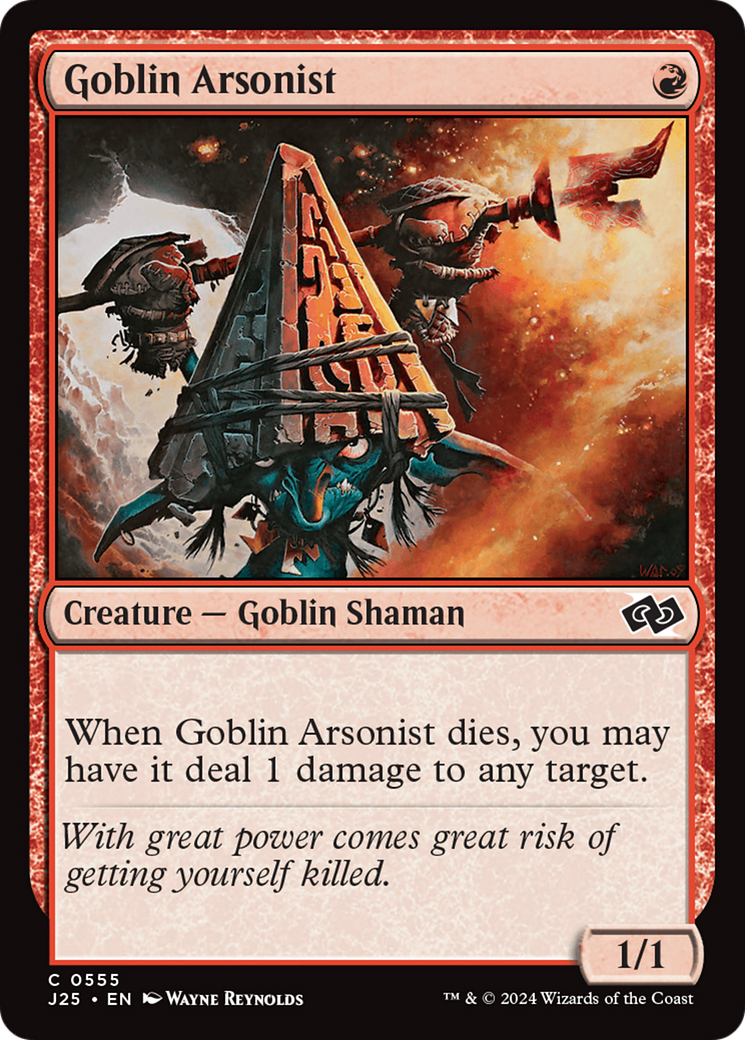 Goblin Arsonist [Foundations Jumpstart] | Exor Games Summserside