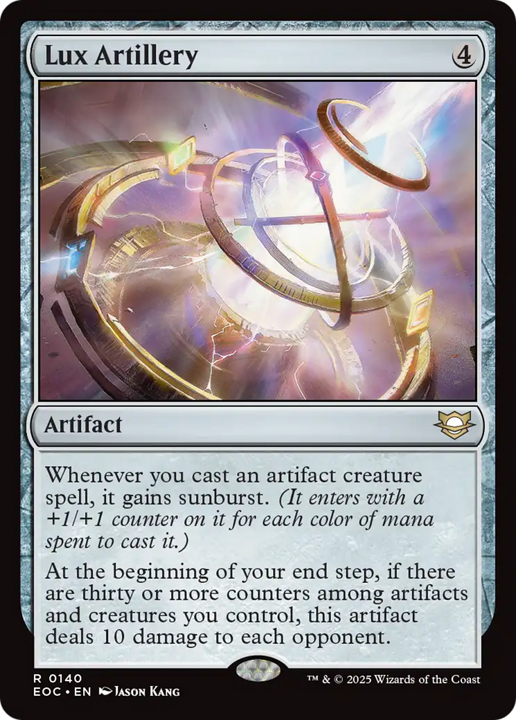 Lux Artillery [Edge of Eternities Commander] | Exor Games Summserside